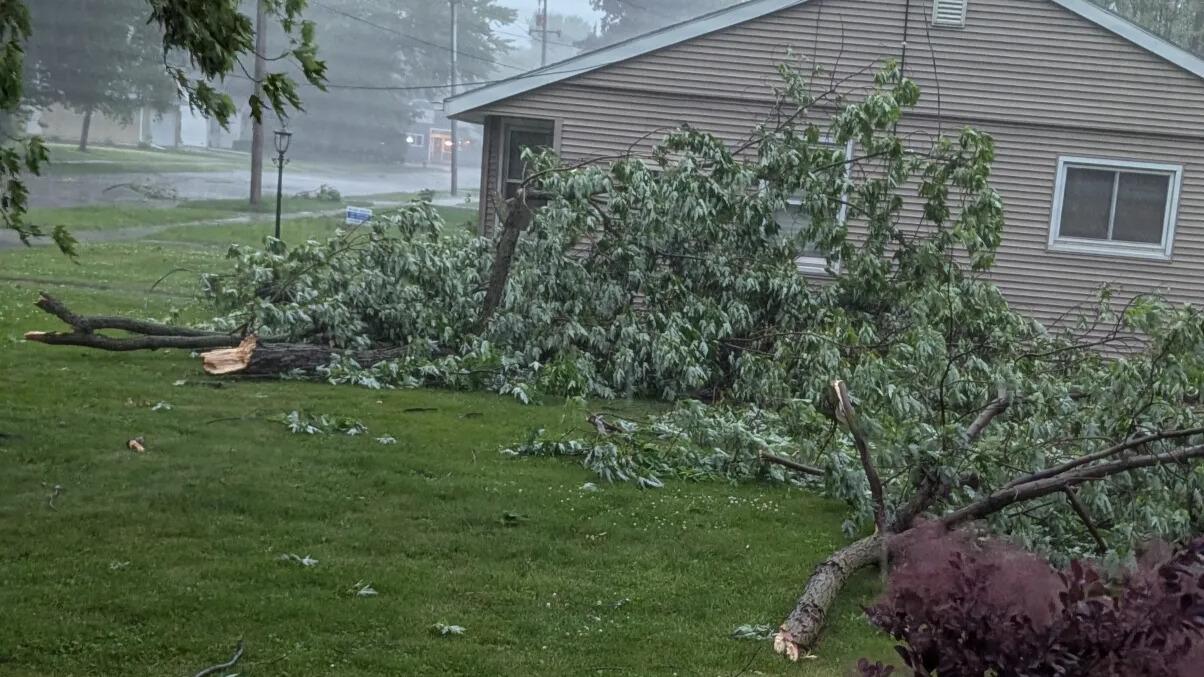 Strong Winds Slam Parts of the State